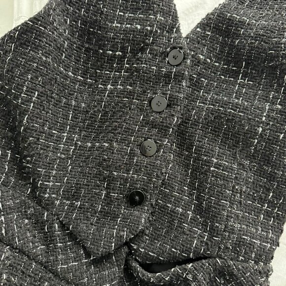 Button up Black and white Zara dress Size XS - Picture 2 of 4